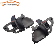 Pair Interior Door Handle Left & Right Gray For Chevy / GMC C1500 K2500 1995-99 6B93BC-57