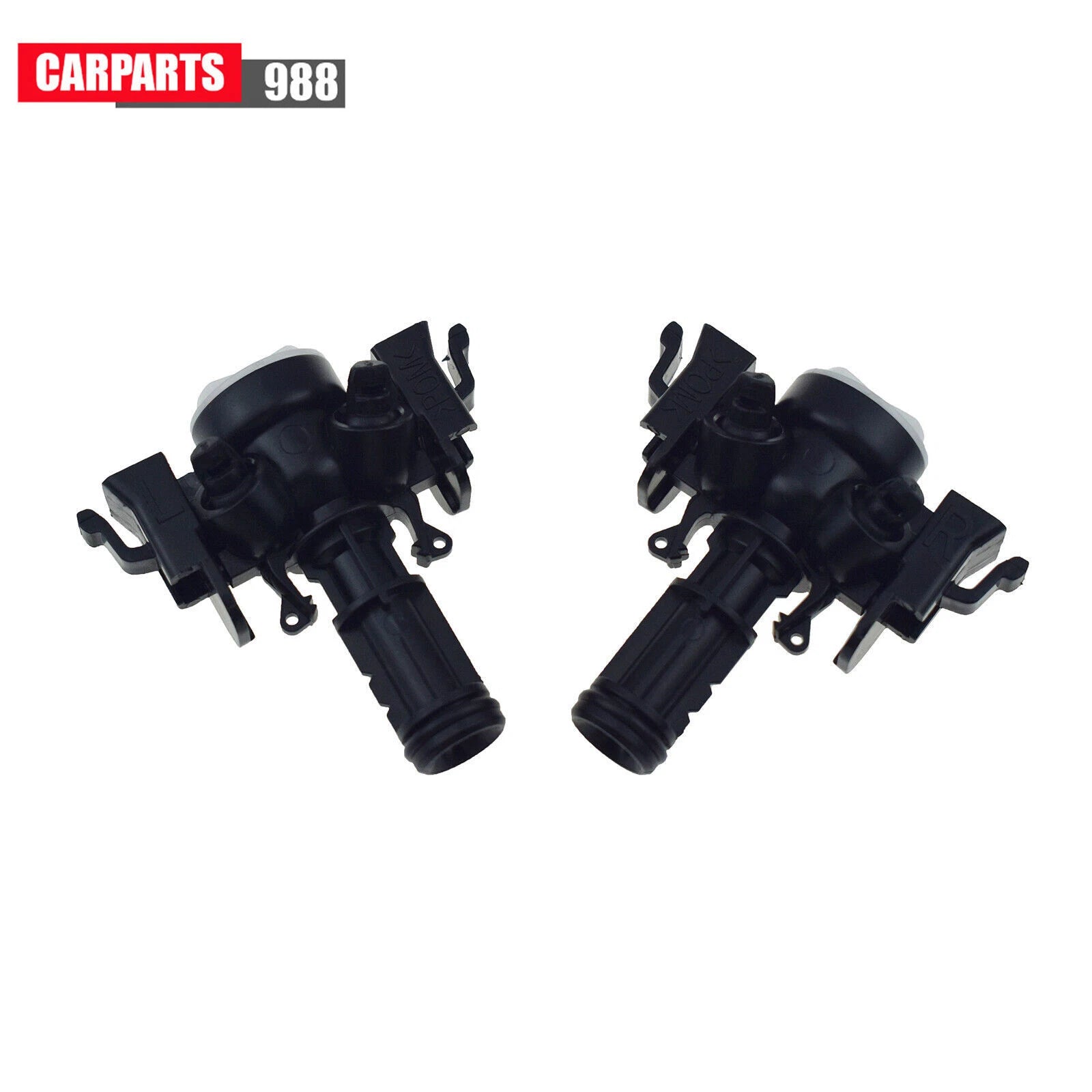 Pair Left Right Headlamp Cleaning Washer Nozzle For Hyundai Tucson 2015-2018 6B93BC-57
