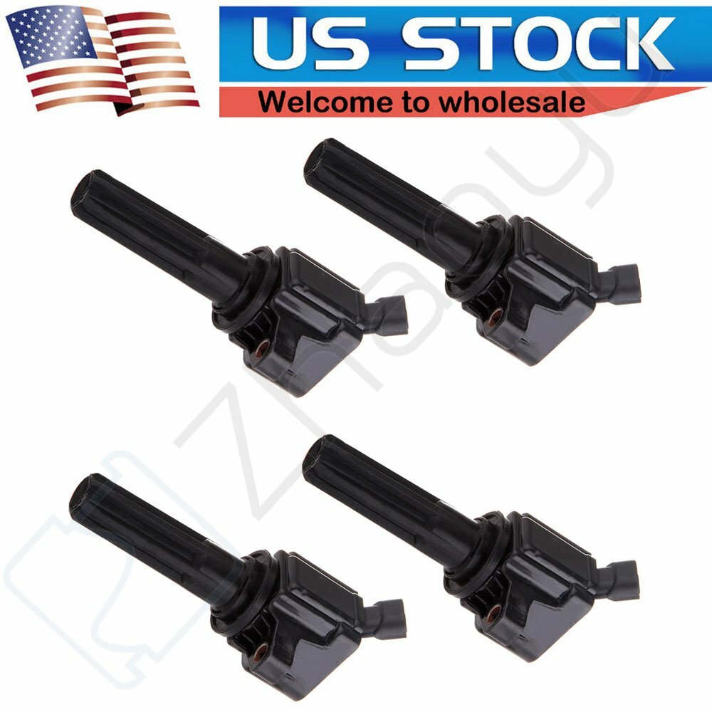 4pcs Ignition Coil for 2006-2009 Chevrolet Trailblazer EXT Buick Rainier 4.2 6B93BC-57