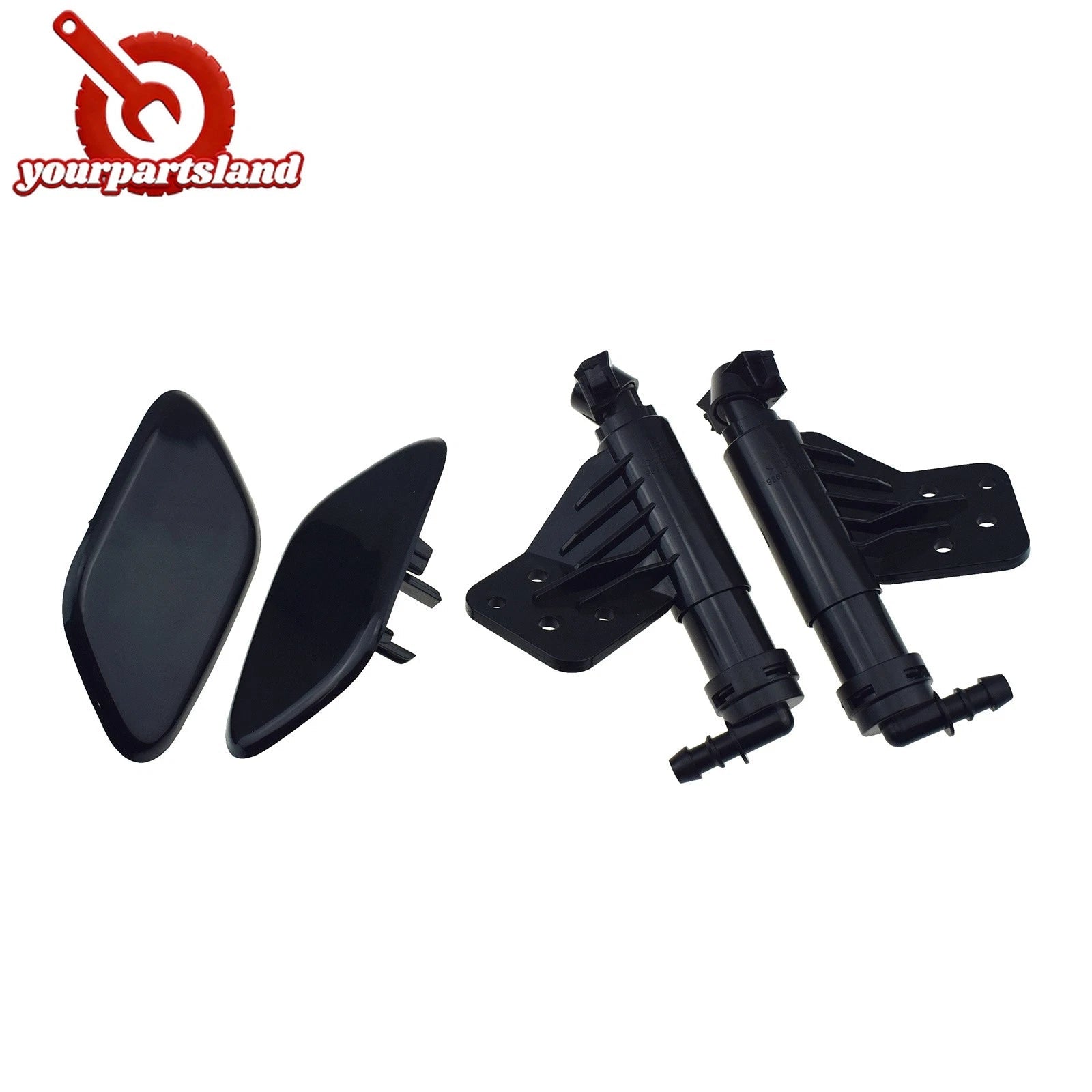 Headlight Washer Spray Nozzle & Cap LH RH 4PCS For KIA Sportage IV KX5 2015-2019 6B93BC-57