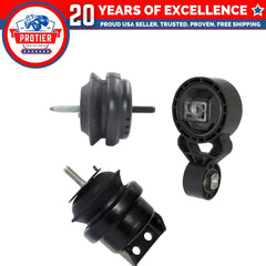 Engine Motor Mount Set for 2004-2007 Ford Taurus 3.0L OHV(Vin U or 2) 3PCS 6B93BC-57