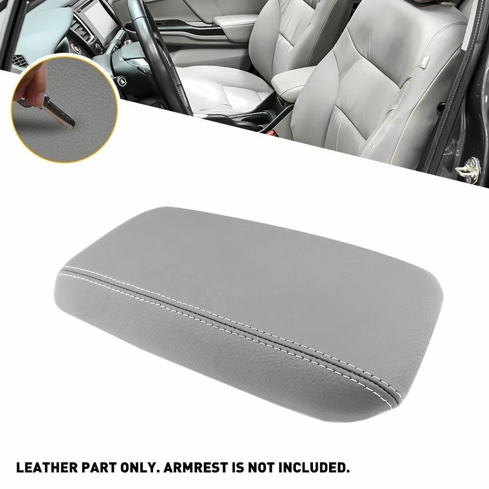 Fits 2012-2015 Honda Civic Center Console Cover Front Door Armrest Skin Leather 6B93BC-57