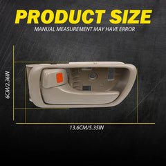 For 2002-2006 Toyota Camry Inside Door Handle Front or Rear Driver Side Beige A 6B93BC-57
