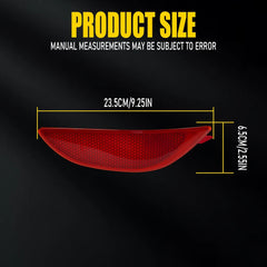 2X For 2012-17 Hyundai Accent Sedan Rear Bumper Side Marker Light Reflector Lamp 6B93BC-57