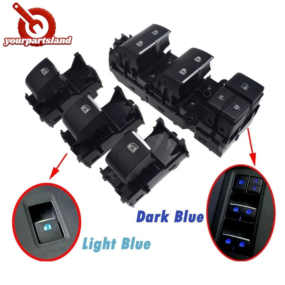 Power Window Switch Set for Toyota RAV4 LED Left Driving Backlight 84040-10020 6B93BC-57