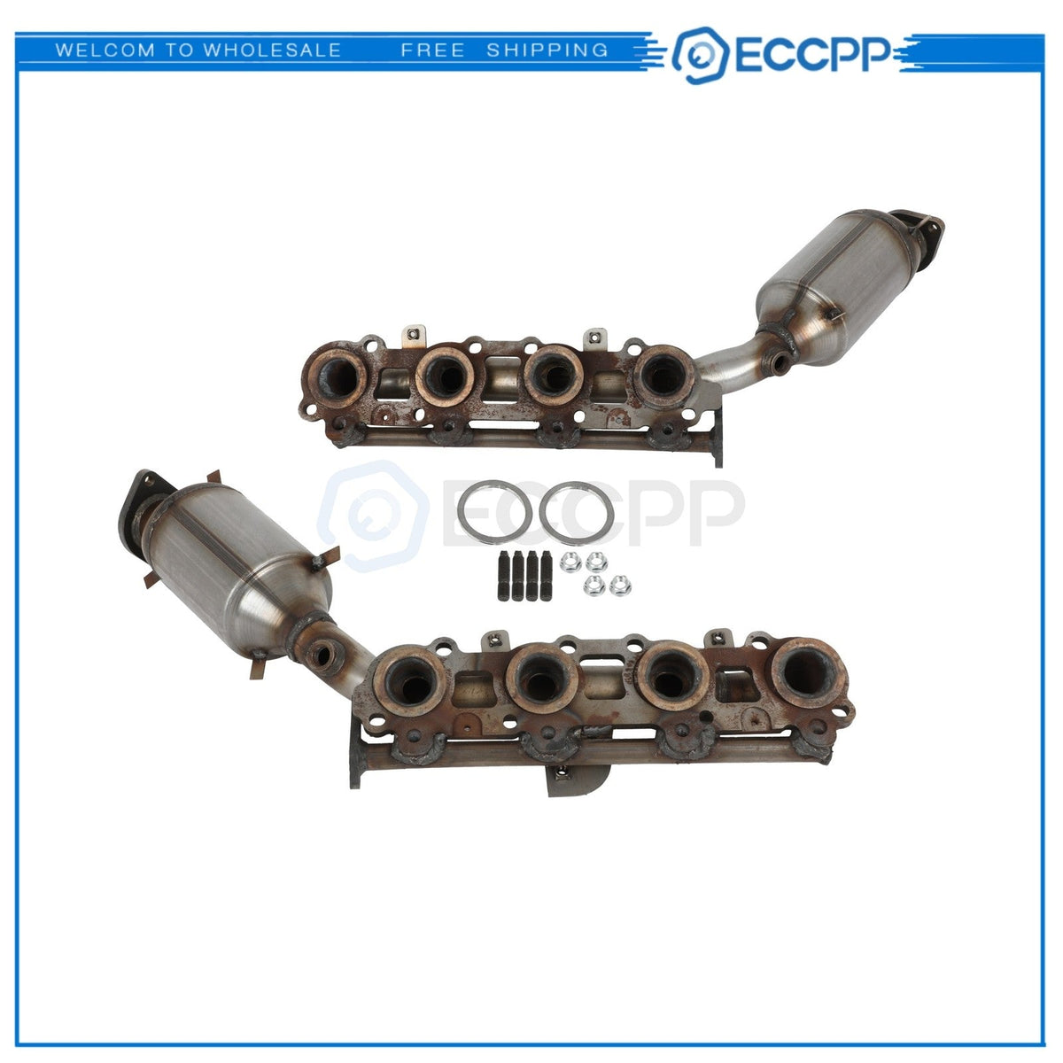 Pair Manifold Catalytic Converter for Lexus GX470 Toyota 4Runner 4.7L V8 2005-09 6B93BC-57