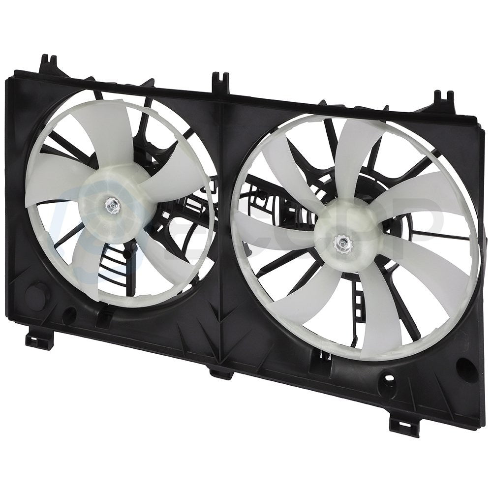 Electric AC Condenser Cooling Fan Kit For 2014 Lexus IS250 6B93BC-57