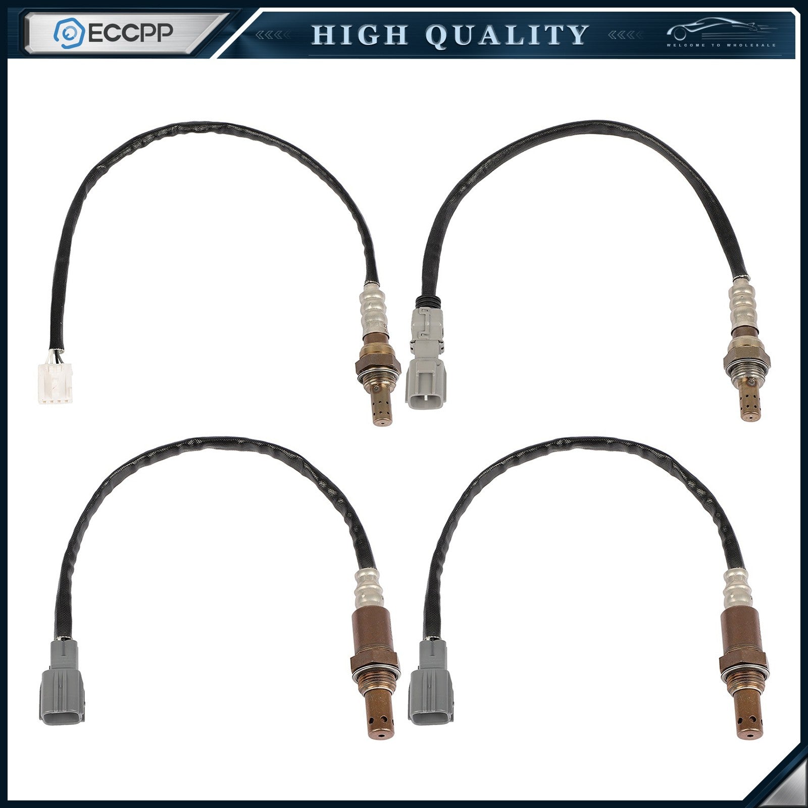 4Pcs Oxygen Sensor For Lexus RX330 3.3L 2004-2006 RX450h 3.5L 2010 6B93BC-57