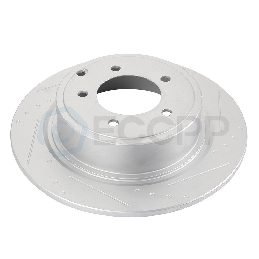 Front and Rear Discs Brake Rotors For 2008-2014 Dodge Avenger Drilled Slotted 6B93BC-57