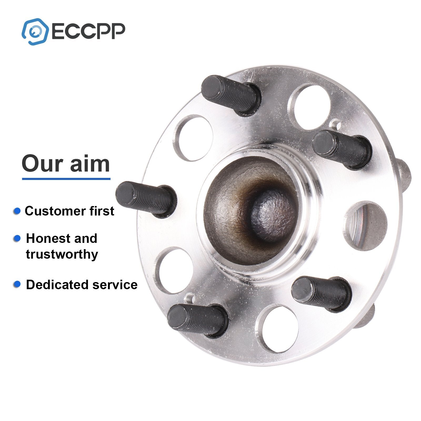 2Pcs Wheel Hub Bearings Assembly Rear FWD For 2009-2014 Acura TL Base Sedan 3.5L 6B93BC-57