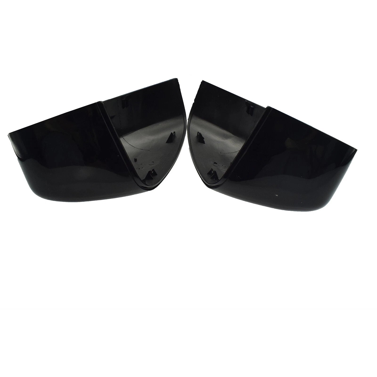 Gloss Black Left Right Rearview Mirror Cover For Ford Focus MK2 MK3 2008-2018 6B93BC-57