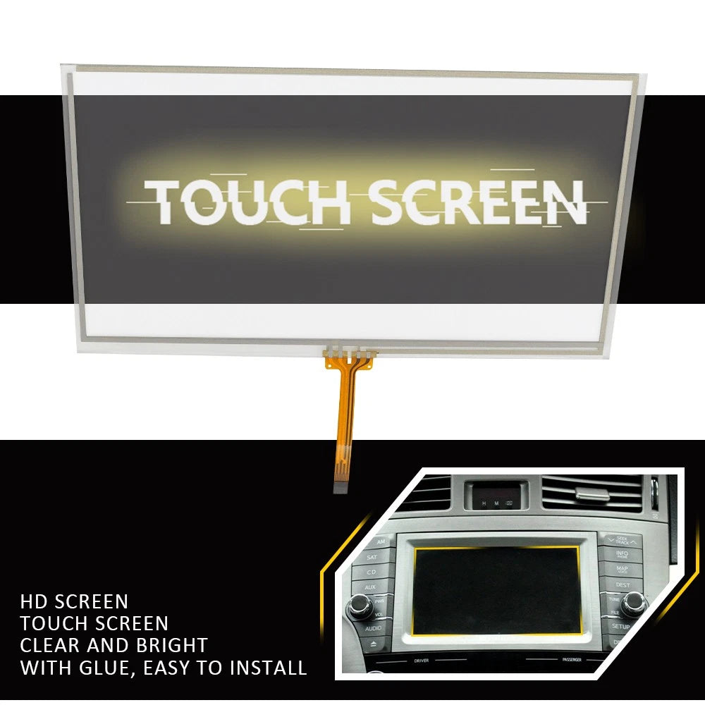 6.1'' Touch screen Glass Digitizer FOR 12-14 Toyota Camry Tacoma Corolla EOA 6B93BC-57