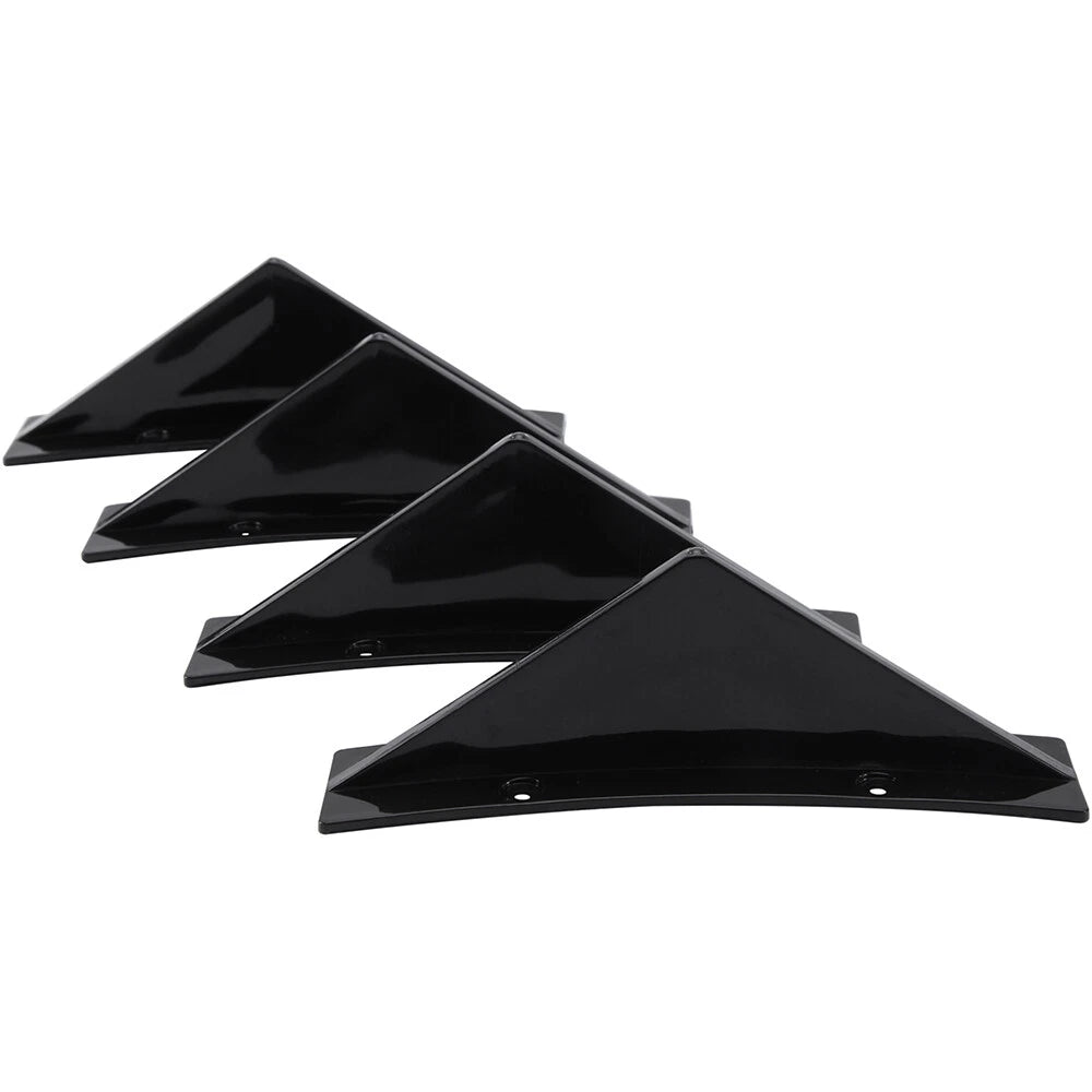 For Dodge Charger SXT RT SRT Rear Bumper Diffuser Shark Fin Spoiler Lip Splitter 6B93BC-57
