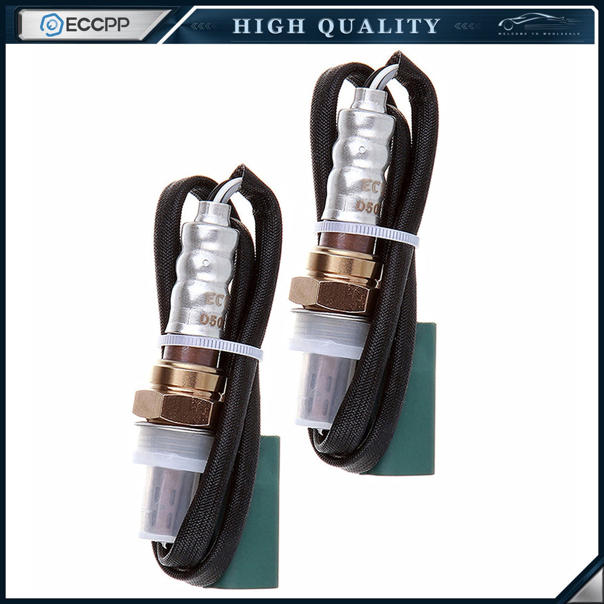 Downstream Front & Rear 02 O2 Oxygen Sensor for 03-08 Nissan Murano 3.5L 2pcs 6B93BC-57