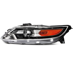 Driver Left Side Headlight Assembly For 2010-2012 Ford Taurus 3.5L Black Amber 6B93BC-57