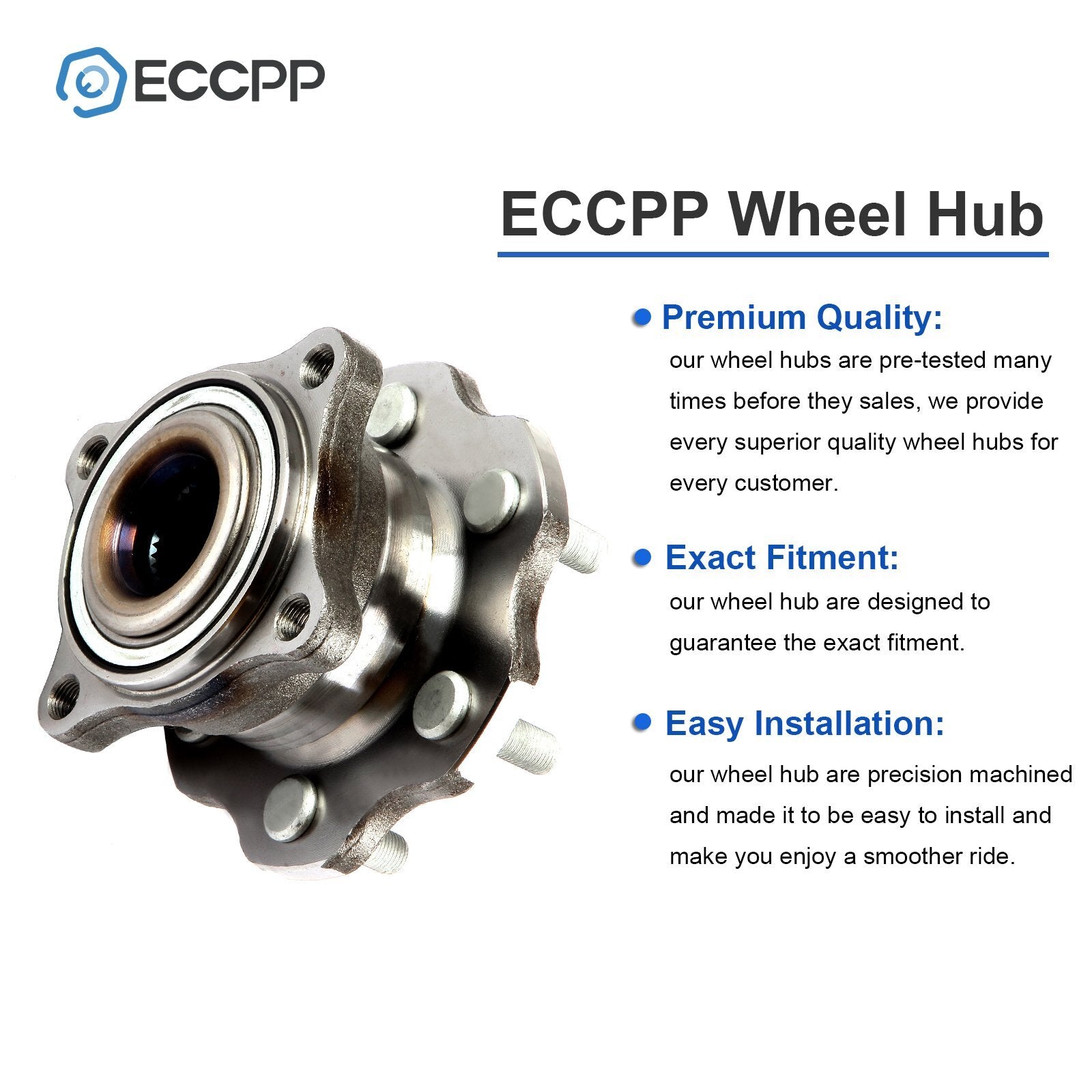 1Pc Wheel Hub Bearing Rear For Nissan Pathfinder | For Armada Mexico Built Only 6B93BC-57