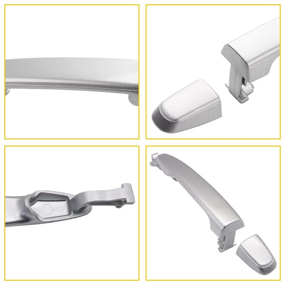 For Toyota 2004-10 Sienna Silver Pearl Rear L/R Outside Door Handle w/O Keyhole 6B93BC-57