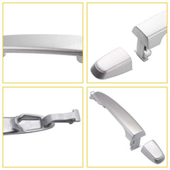 For Toyota 2004-10 Sienna Silver Pearl Rear L/R Outside Door Handle w/O Keyhole 6B93BC-57