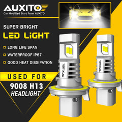 CANBUS H13 LED Headlight Super Bright Bulbs Kit White 30000LM Hi/Low Beam M6 EOA 6B93BC-57