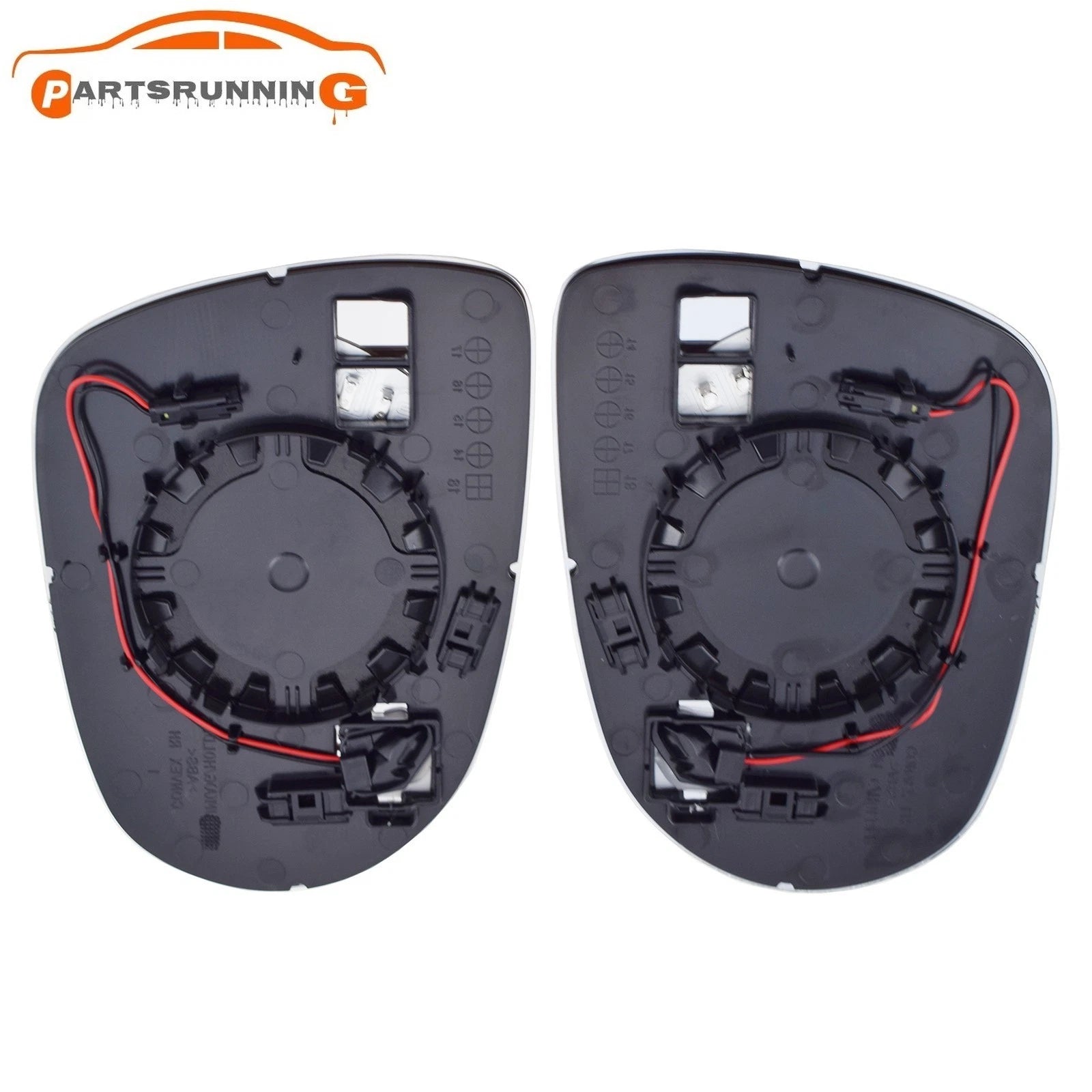 Heated Left & Right Mirror Glass With BSD For KIA Sorento 2016-2020 87611-C5040 6B93BC-57