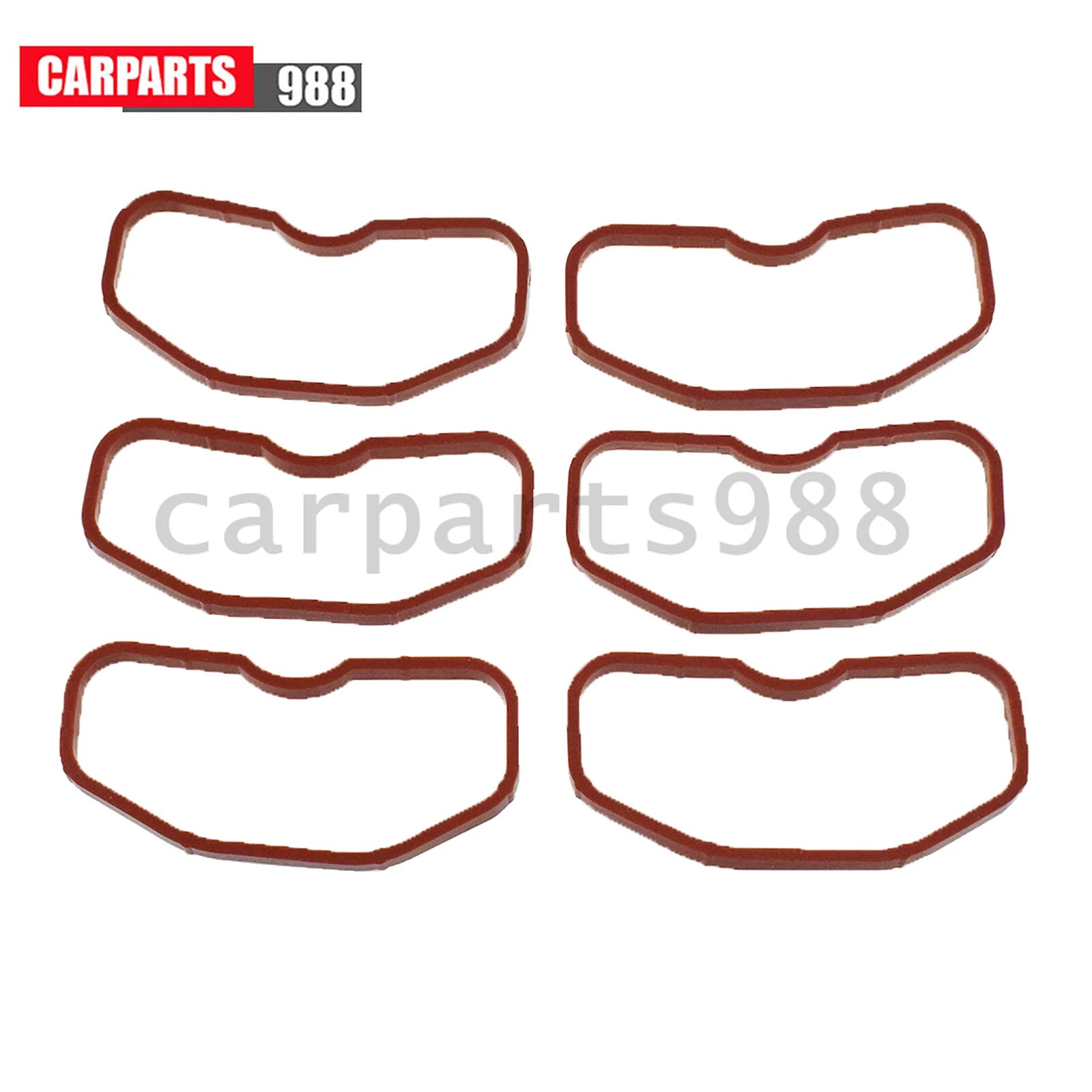 6x Upper & 6x Lower Intake Manifold Gaskets For Audi 3.0T Q5 A8 A7 S4 079129717B 6B93BC-57