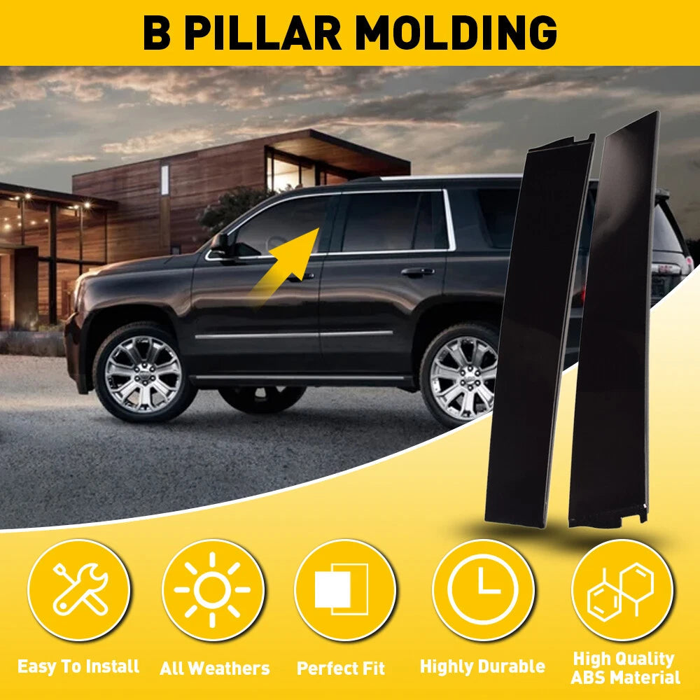 RH LH Door Applique B Pillar For Trim Chevy Tahoe GMC Yukon Suburban 2015-2020 A 6B93BC-57