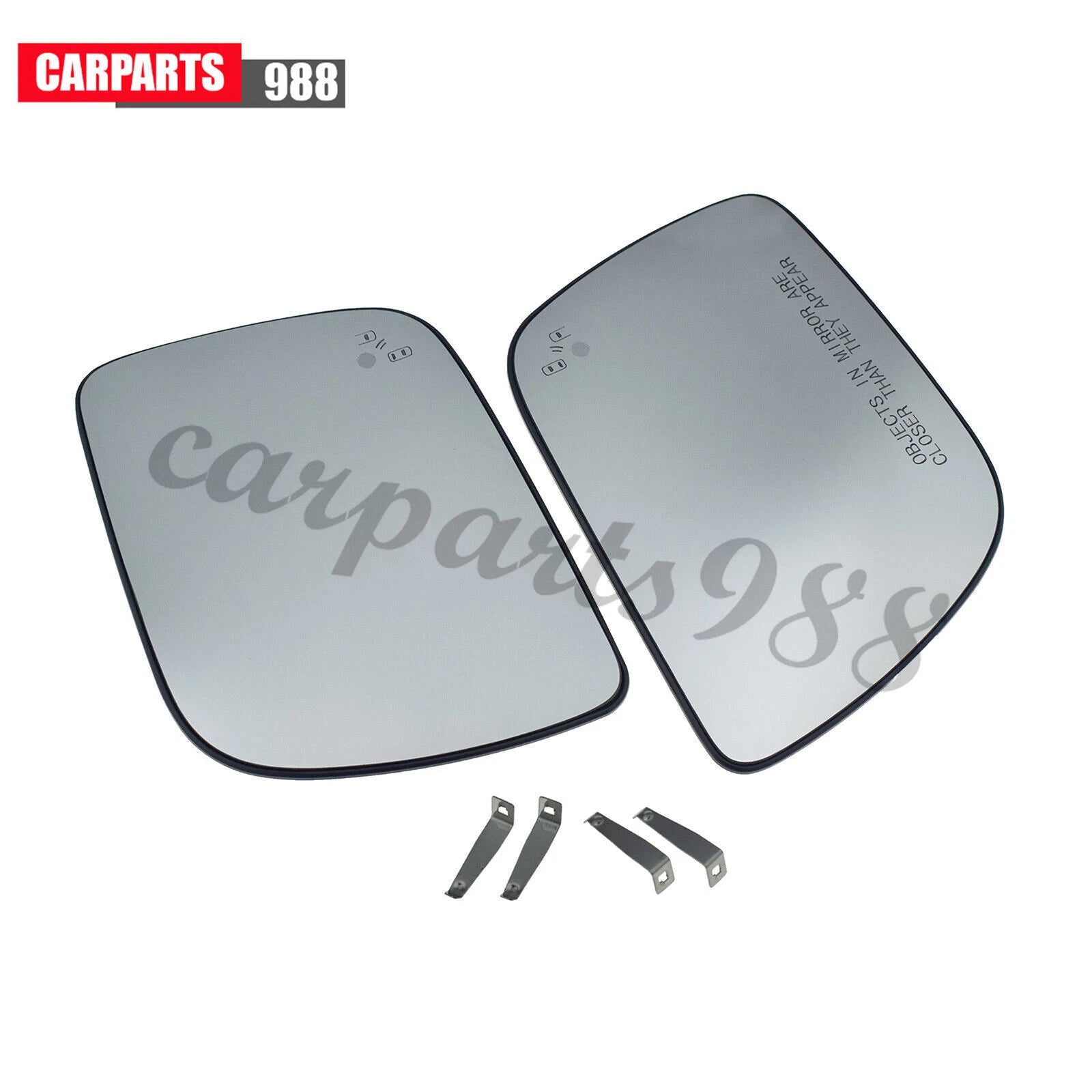 Left Right Side View Mirror Glass Heated Blind Spot For 2011-2017 Ford Explorer 6B93BC-57