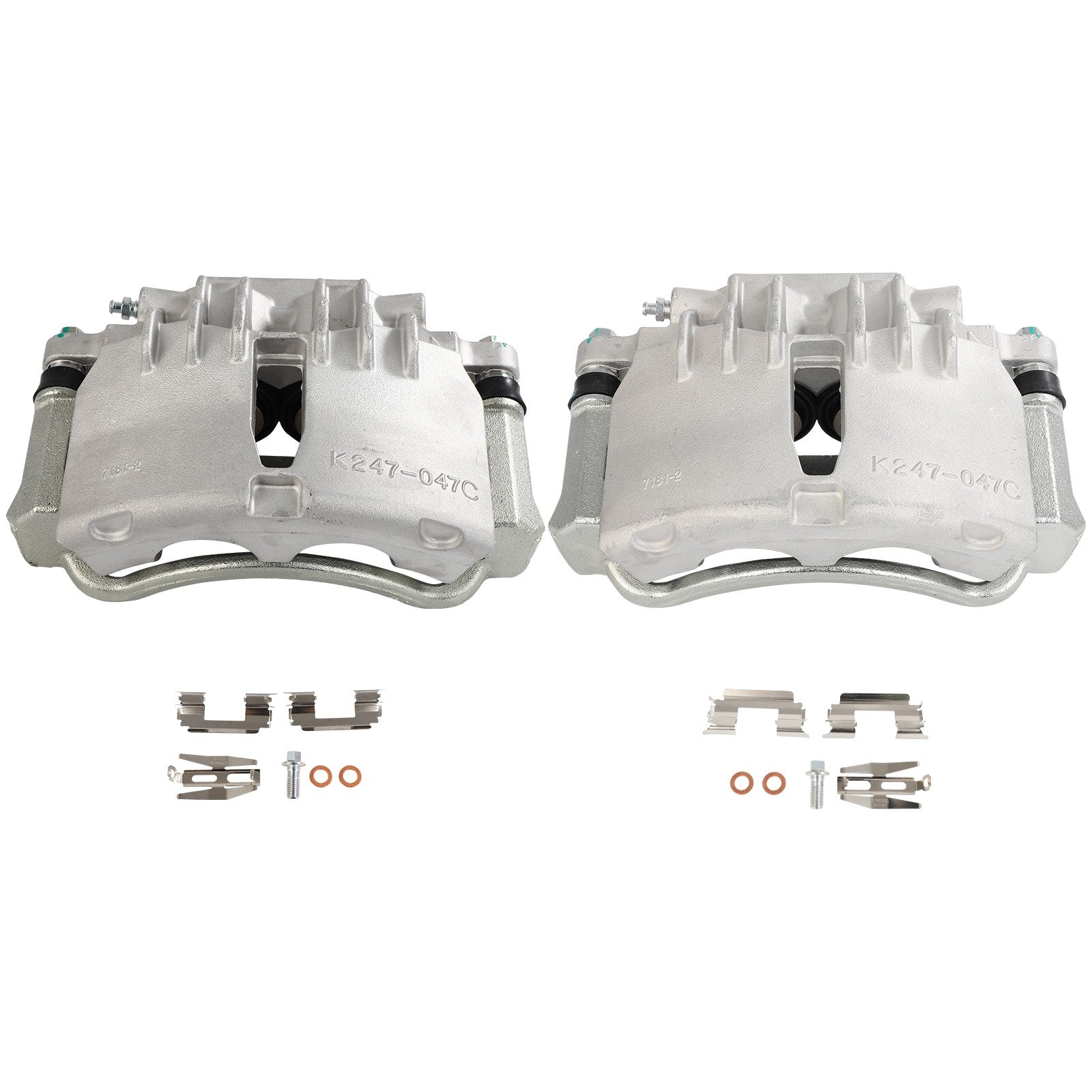 Front Left Right Brake Calipers 2Pcs For 2003-2004 Ford Mustang 18B4839, 18B4838 6B93BC-57