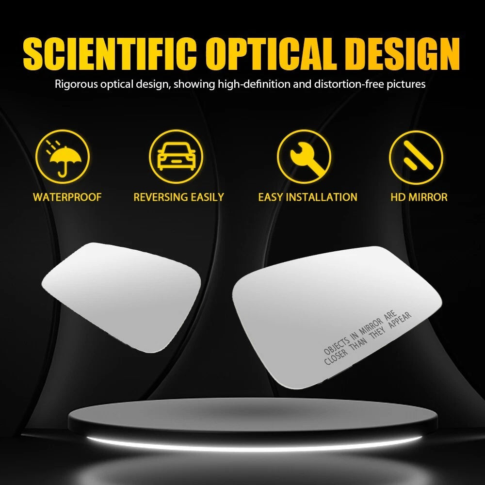 Pair Left Right Side Heated Mirror Glass For BMW 320i 328d 328i 428i 440i EOA 6B93BC-57