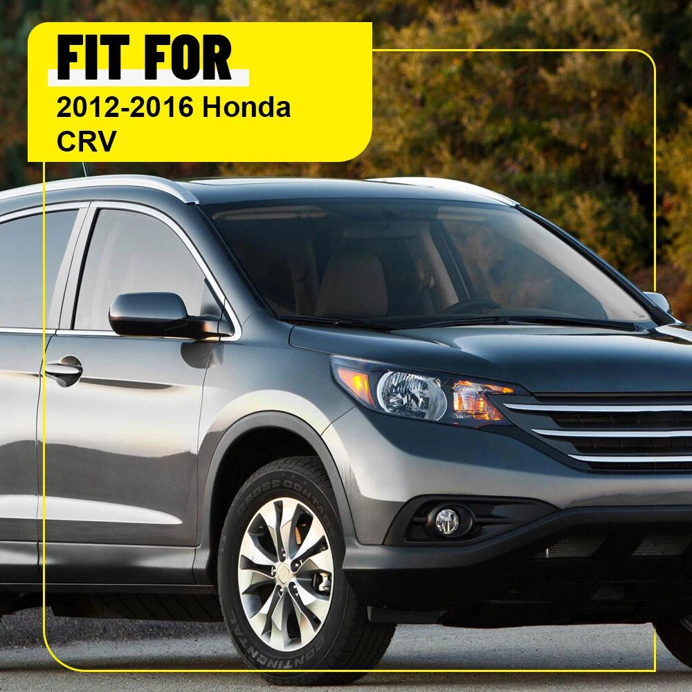 Chrome Color Pillar Posts for 2012-2016 Honda CRV 6pcs Set Door Trim Piano Decal 6B93BC-57
