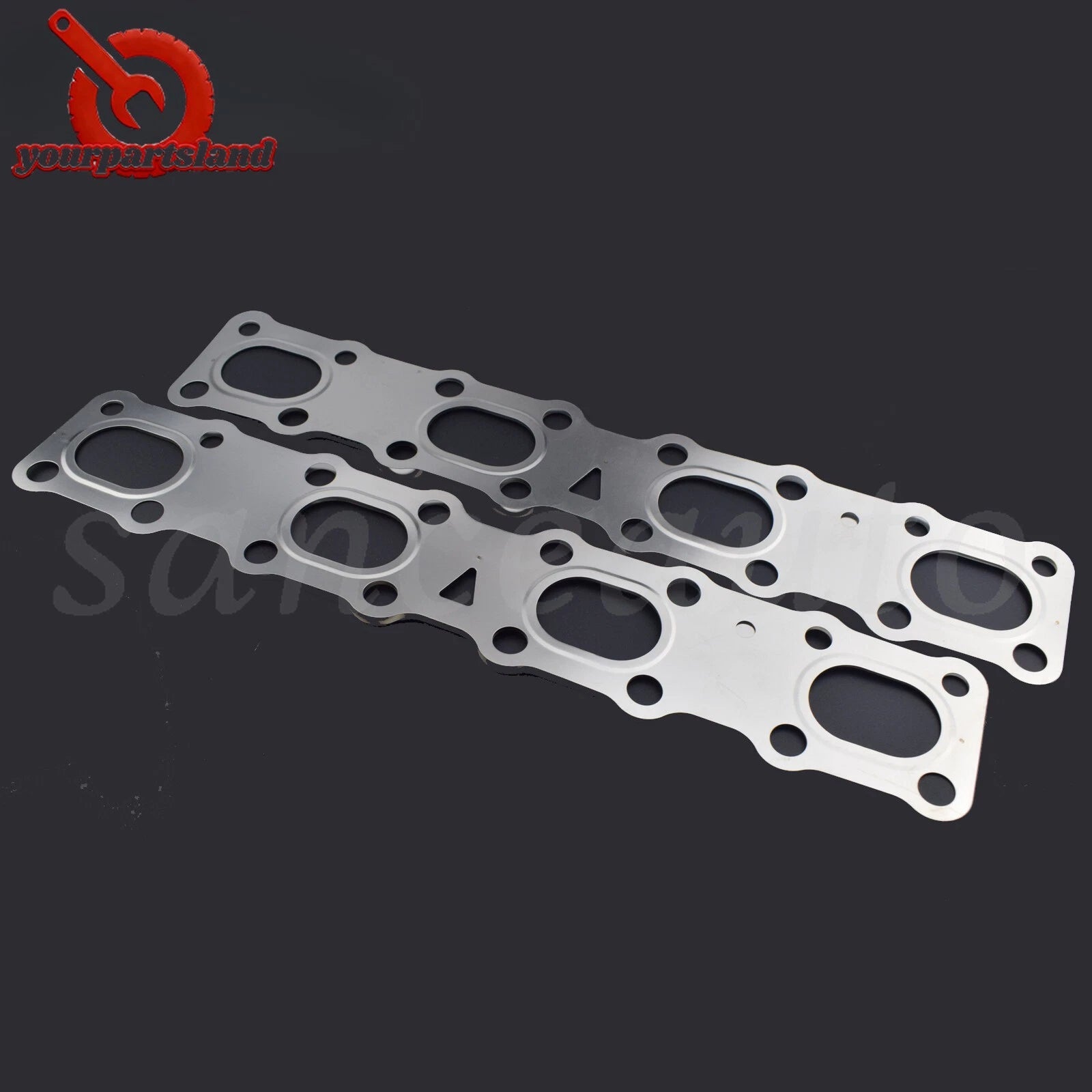 Exhaust Manifold Gasket 2PCS for Nissan Pathfinder 08-12 TITAN 04-15 14036-7S001 6B93BC-57