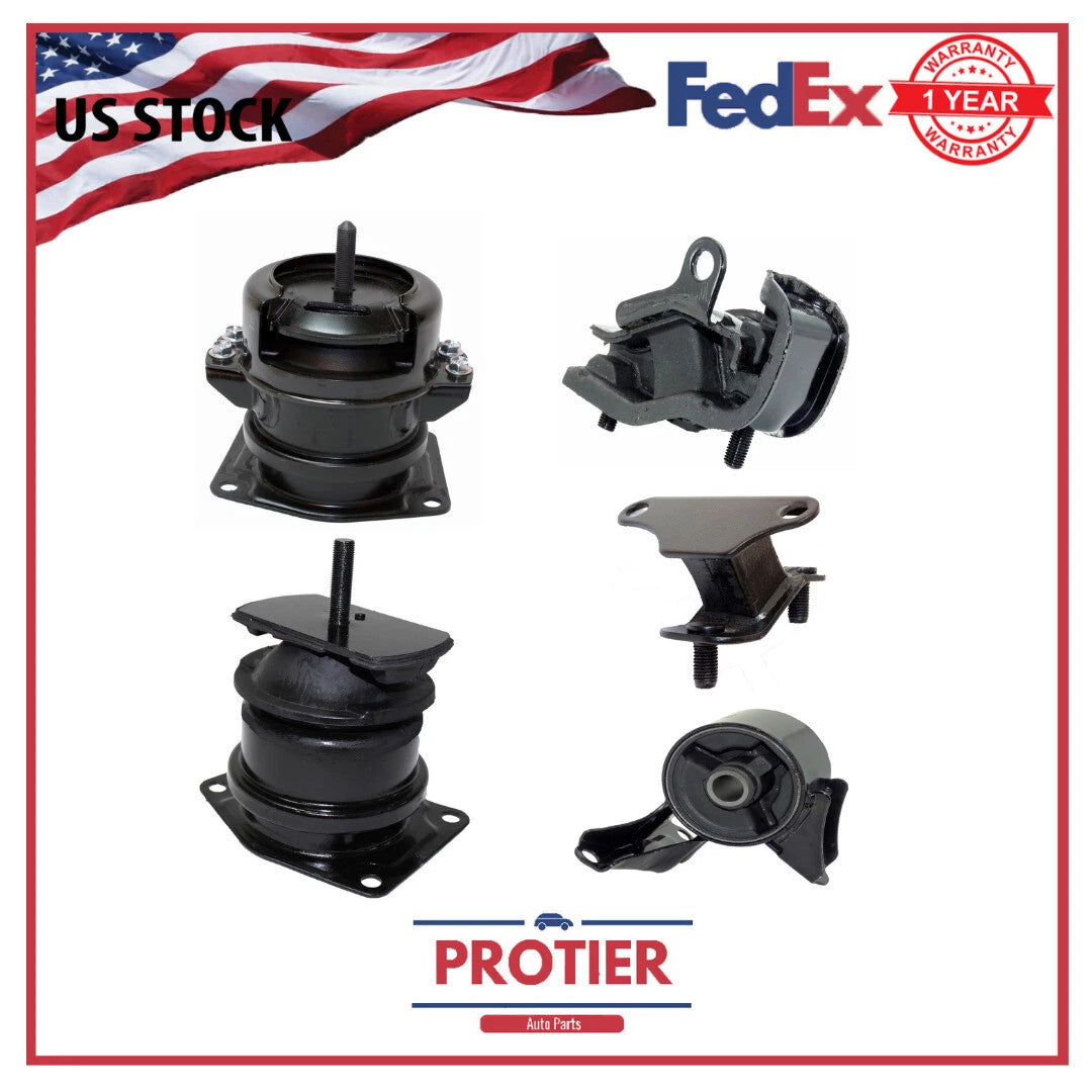 Engine & Trans Mount Set 5PCS for Acura TI Passenger Car Cl V6 3.2l 3210cc 2001 6B93BC-57