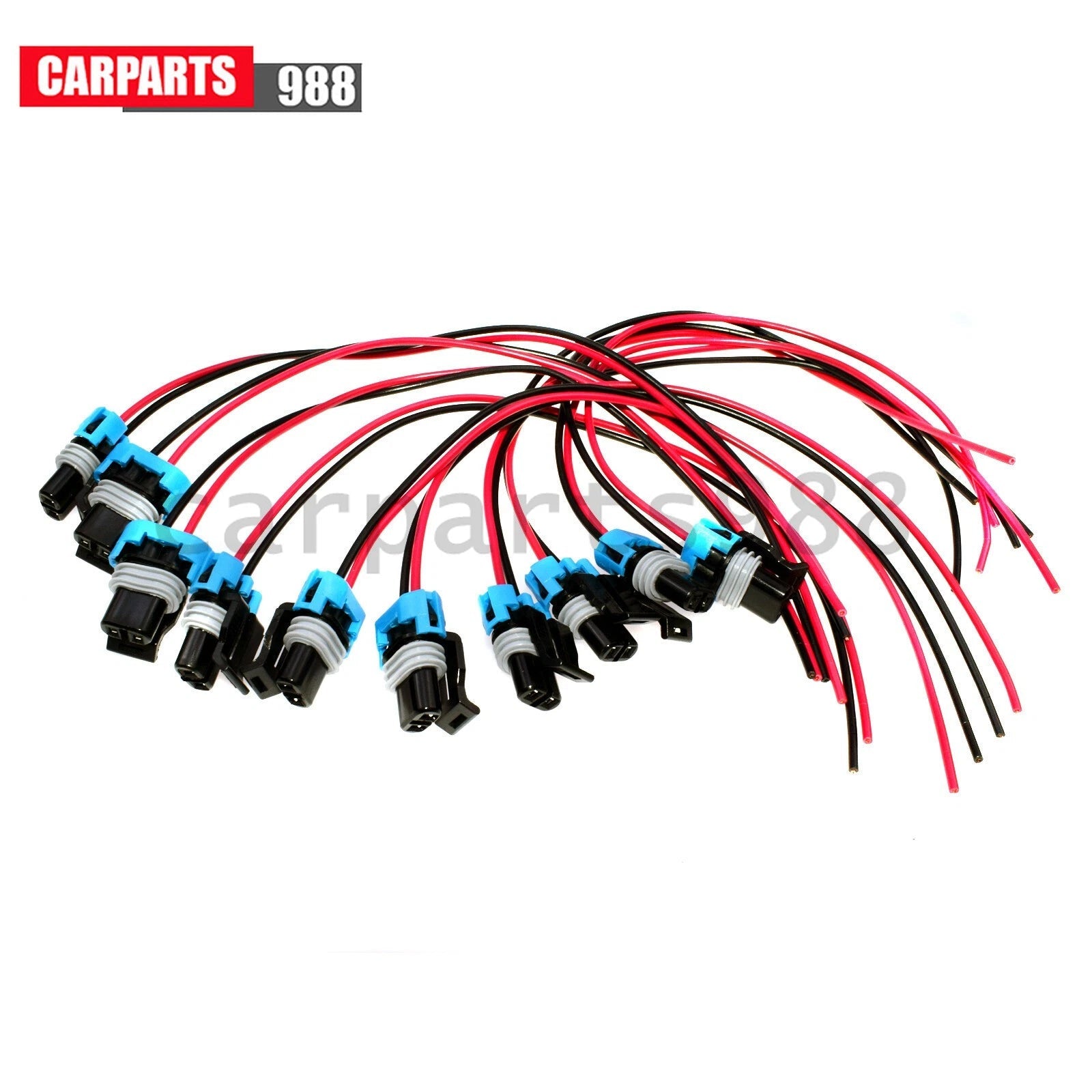 10x Windshield Washer Pump Connector Pigtail for Chevrolet Buick 1P1362 PT2830 6B93BC-57