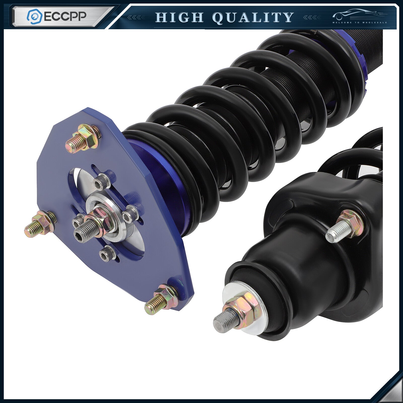 ECCPP Coilovers For 2002-2006 Mitsubishi Lancer Suspension Set Adj.Height Shocks ECCPP