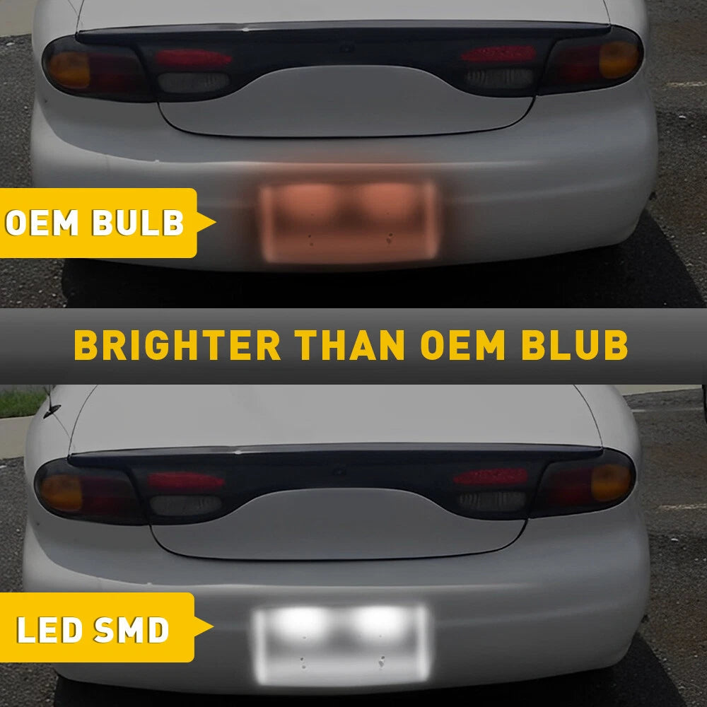 For Expedition Ford Freestar Taurus Navigator [FULL LED]License Plate Light Pair 6B93BC-57