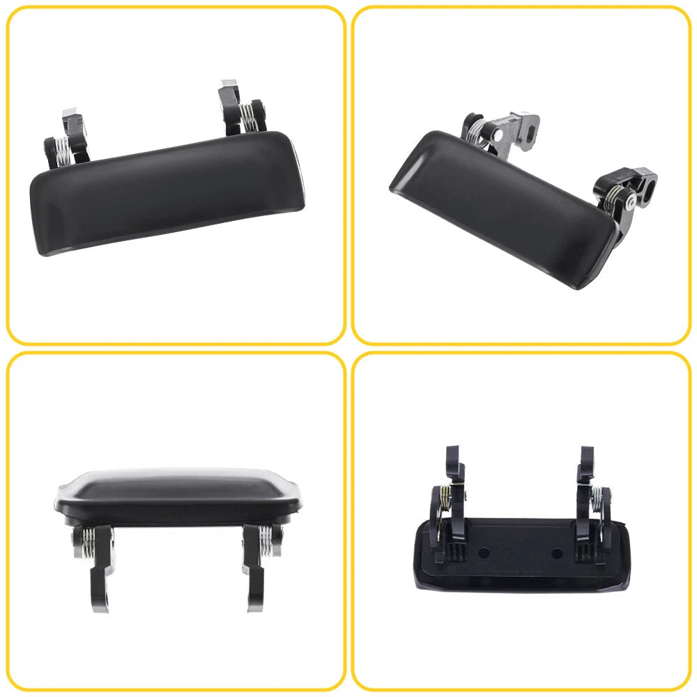 Door Handle Set For 2001-2011 Ford Ranger Smooth Black Front LH RH Outer 2Pc US 6B93BC-57