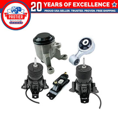 Fits 2013-2015 Nissan Altima 3.5L AUTO Sedan, Motor & Trans Mount Set 5PCS : 6B93BC-57