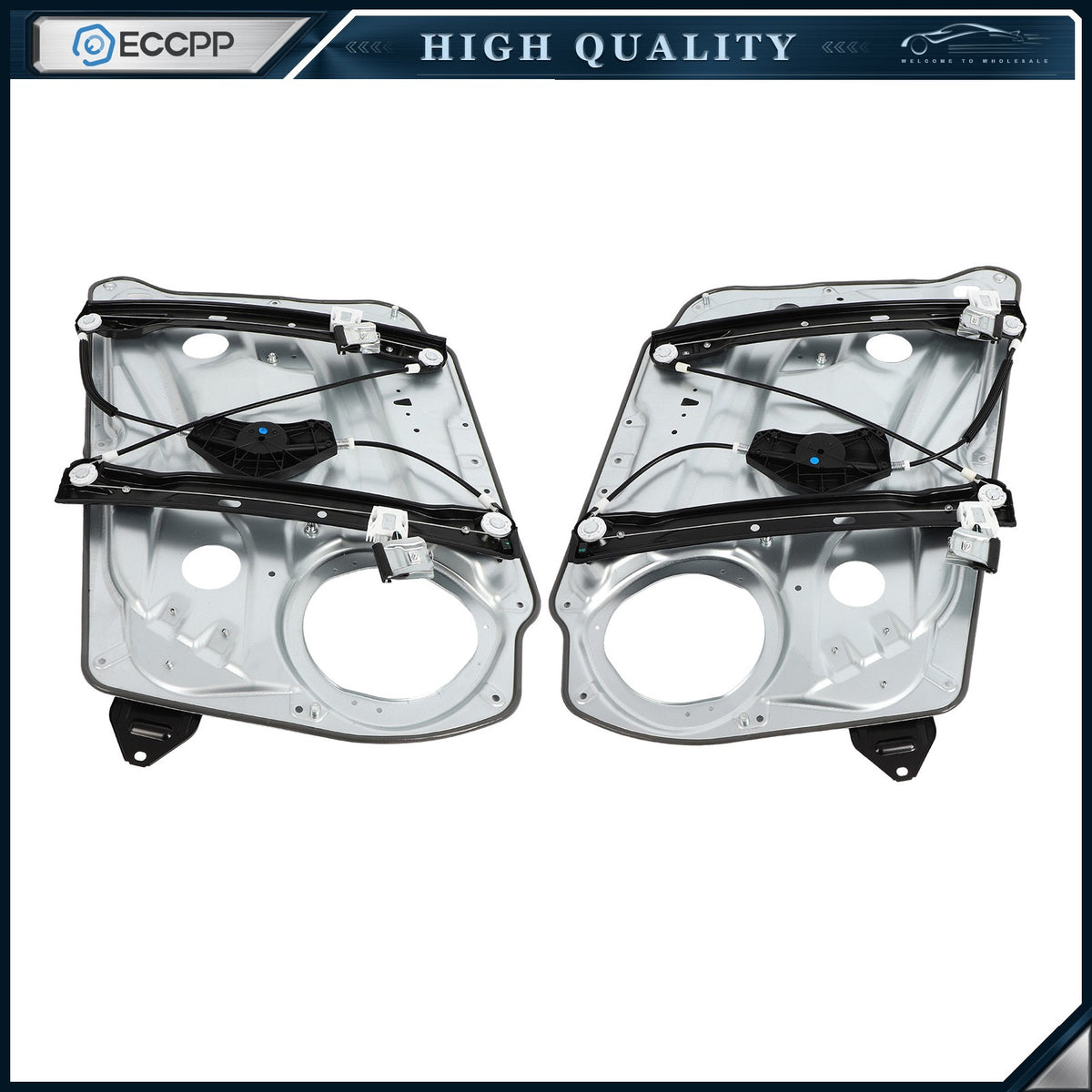 Front Pair Window Regulator For Mercedes C350 2008-2014 Driver & Passenger Side
