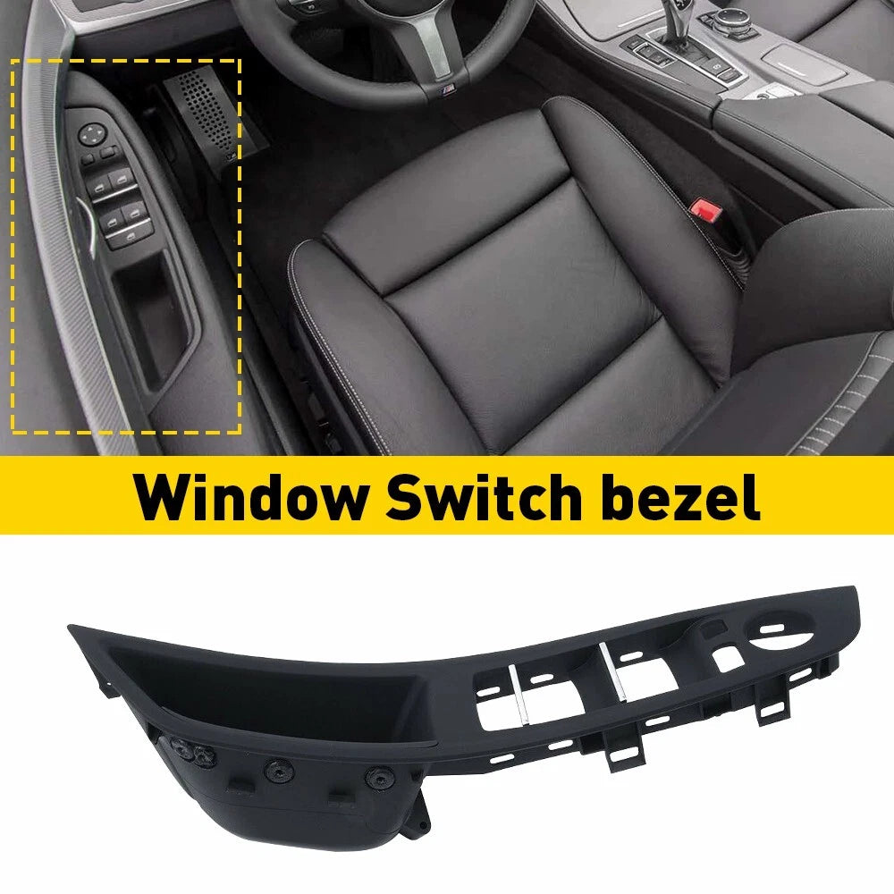Door Switch Panel Handle Pull Inner Trim Left for 10-17 BMW 520i 528i F10 EOA 6B93BC-57
