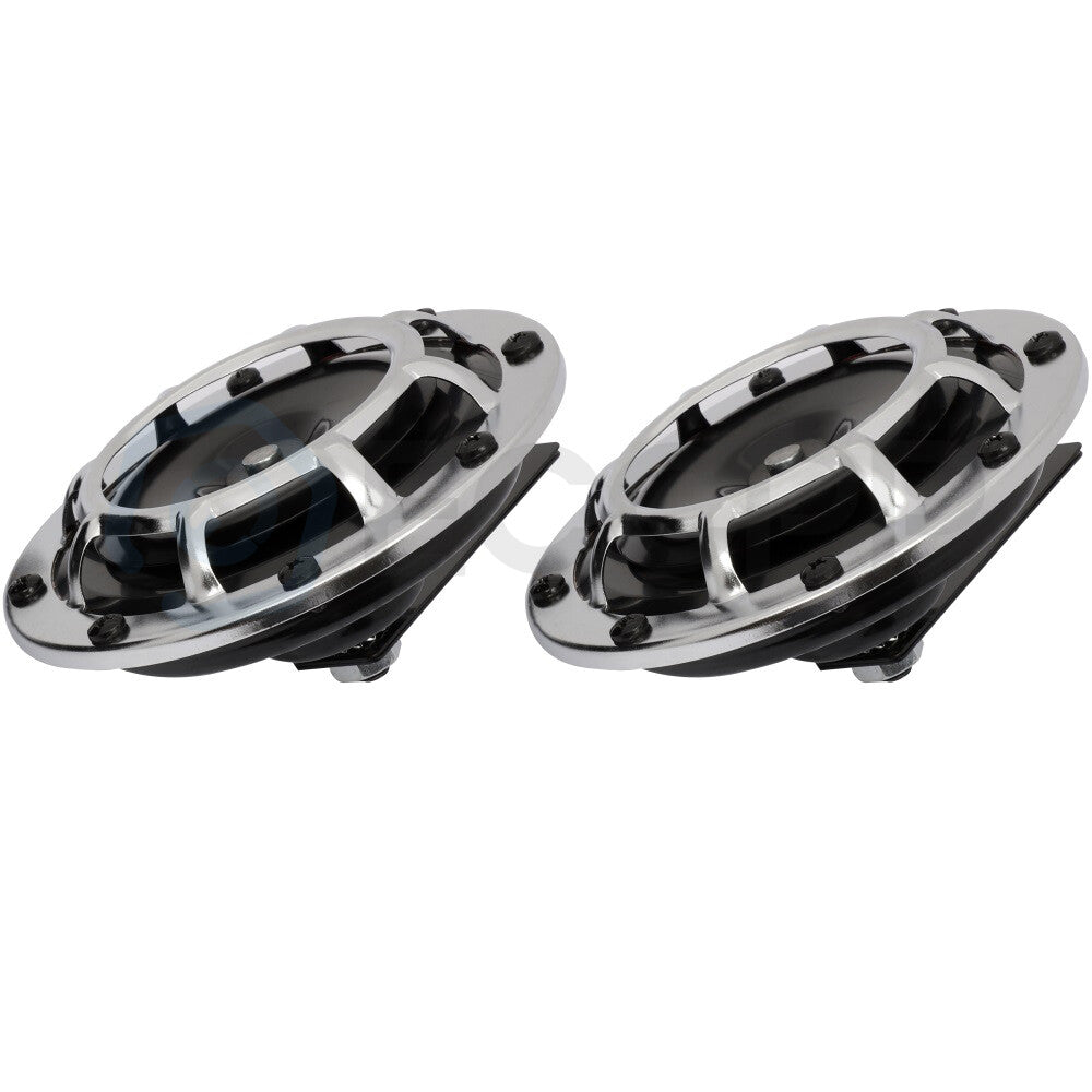 12V 125 mm White Grill-Mount Car Horns Universal For Car SUV Truck Yacht 6B93BC-57