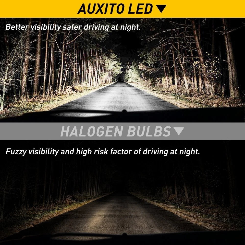 2X AUXITO H11 H8 LED Headlight Bulb Kit Low Beam 10S for Toyota Camry 07-17 EOA AUXITO