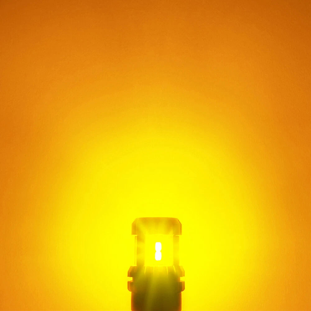 LED 1157 1016 Turn Signal Marker Parking Light Bulb Amber Yellow Blinker Lamp 2x 6B93BC-57