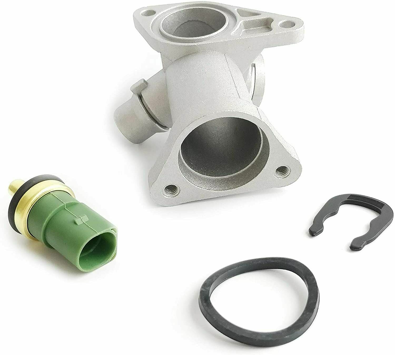 Cast Aluminum Cylinder Head Coolant Flange For 00-05 VW Passat B5 GLS A4 1.8T 6B93BC-57