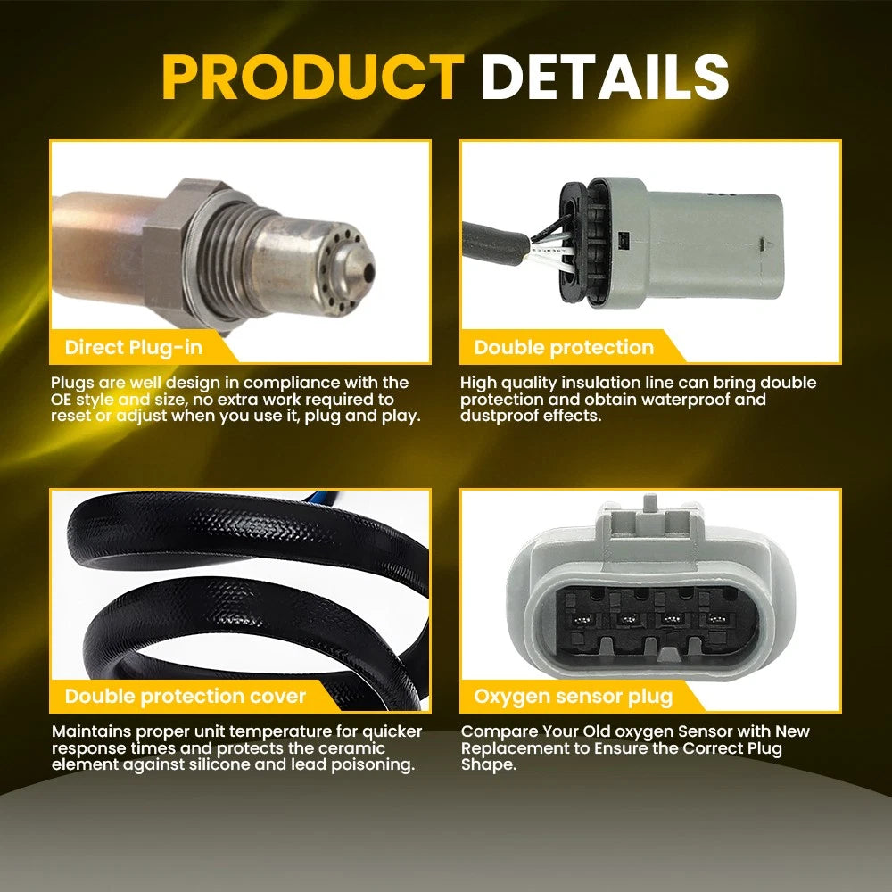 Oxygen O2 Sensor for 2016-2019 Chevrolet Cruze L4 1.4L Upstream / Downstream EOA 6B93BC-57