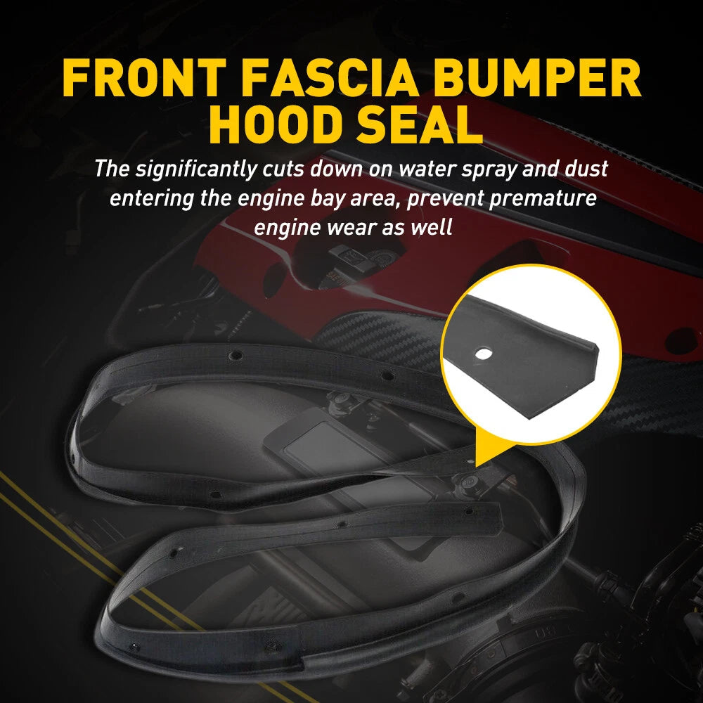 Hood Seal Gasket Rubber Replacement For 2016-2019 Honda Civic OE#74146-TBA-A01 A 6B93BC-57