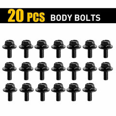 Bolts Screws Fastener M6 10mm Hex For Car Body Fender Engine Splash Shield EOA 6B93BC-57