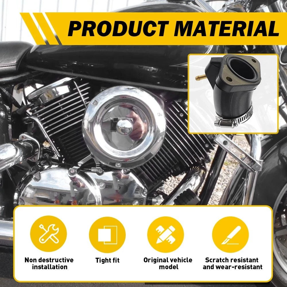 Carburetor Carb Intake Manifolds Boots For Yamaha V Star 650 XVS650 1998-2016 EA 6B93BC-57