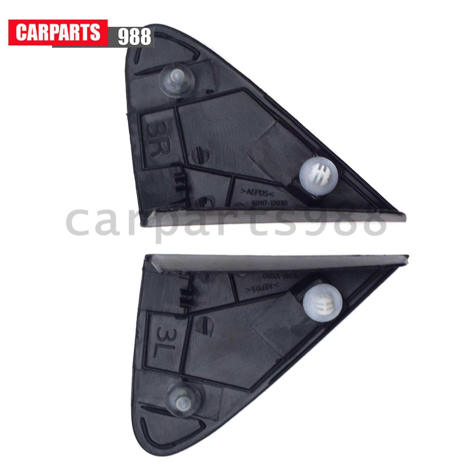 Left Right Side View Mirror Corner Cover For Toyota Corolla 2008-13 60117-12010 6B93BC-57