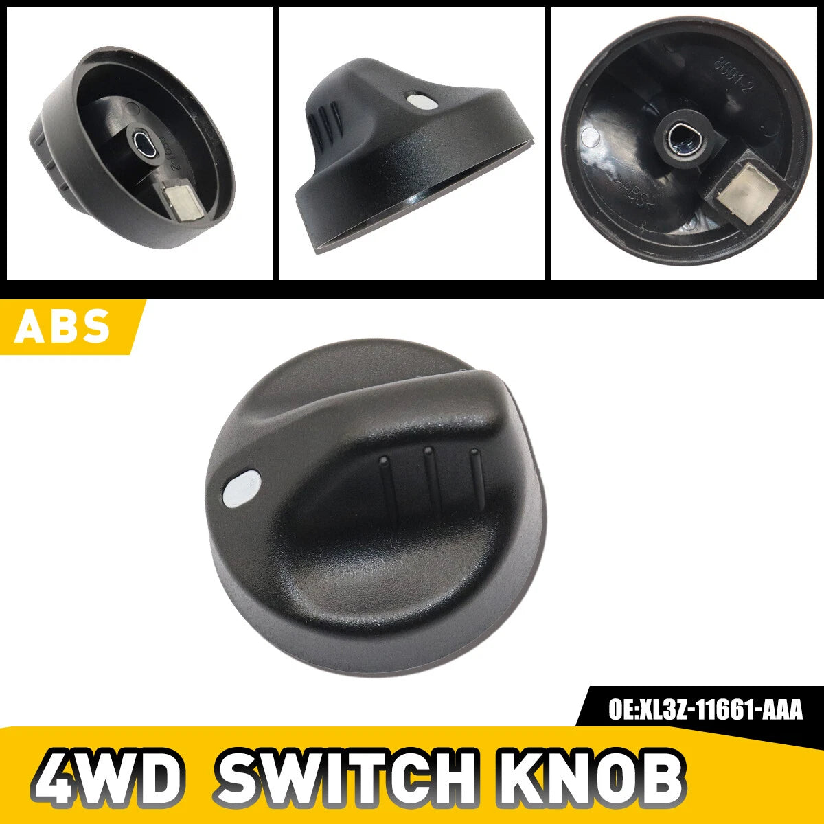 For Ford F150 F250 Expedition Navigator Four Wheel Drive 4x4 Switch Knob USA EOA 6B93BC-57