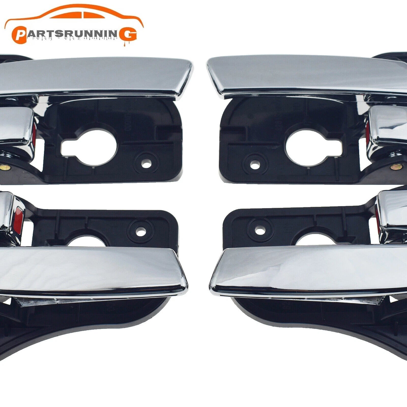 4PCS Front Rear Left Right Interior Door Handle Chrome for Kia Rondo 2007-2012 6B93BC-57